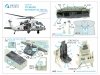 Quinta Studio QD35167 МН-60S Knighthawk 3D-Printed & coloured Interior on decal paper (Kitty Hawk) 1/35